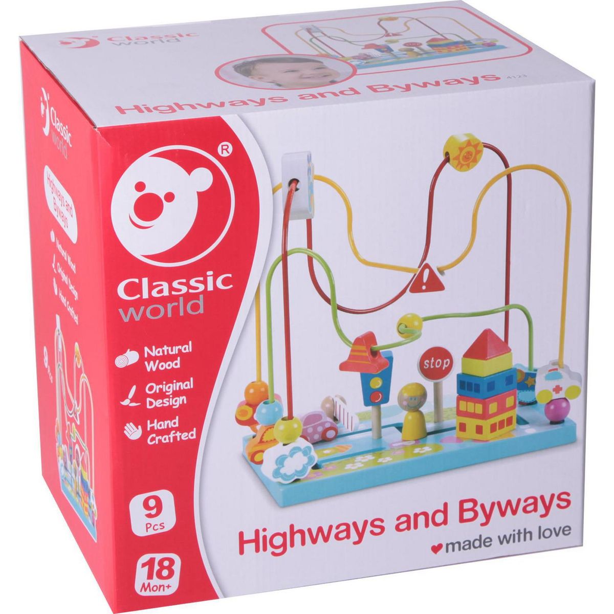 KIDSCOOL - Circuito Didáctico 28x26.5x20 cm Multicolor Desde 18 meses