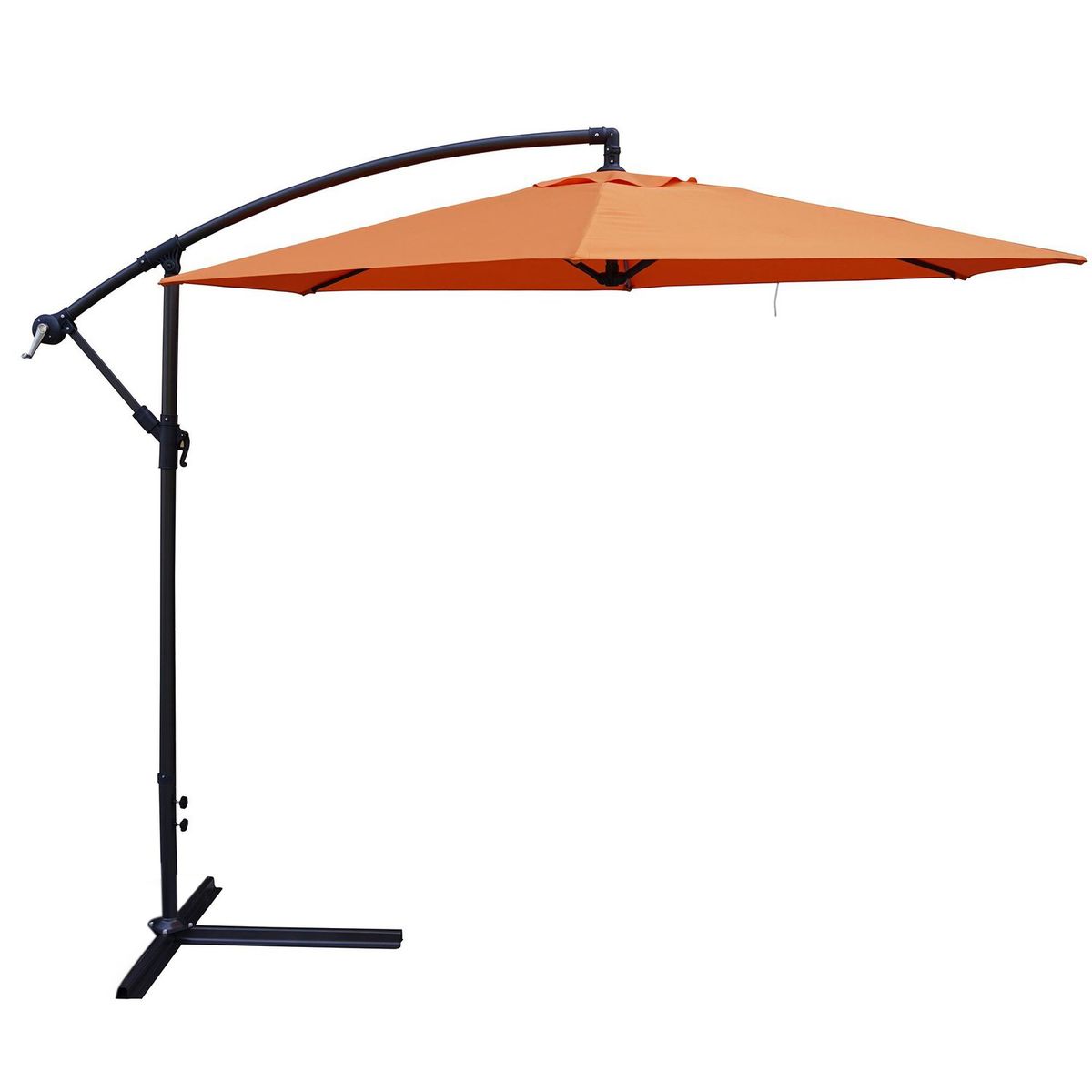 JUST HOME COLLECTION - Quitasol Lateral Metal 2.7x2.45 metros Naranjo