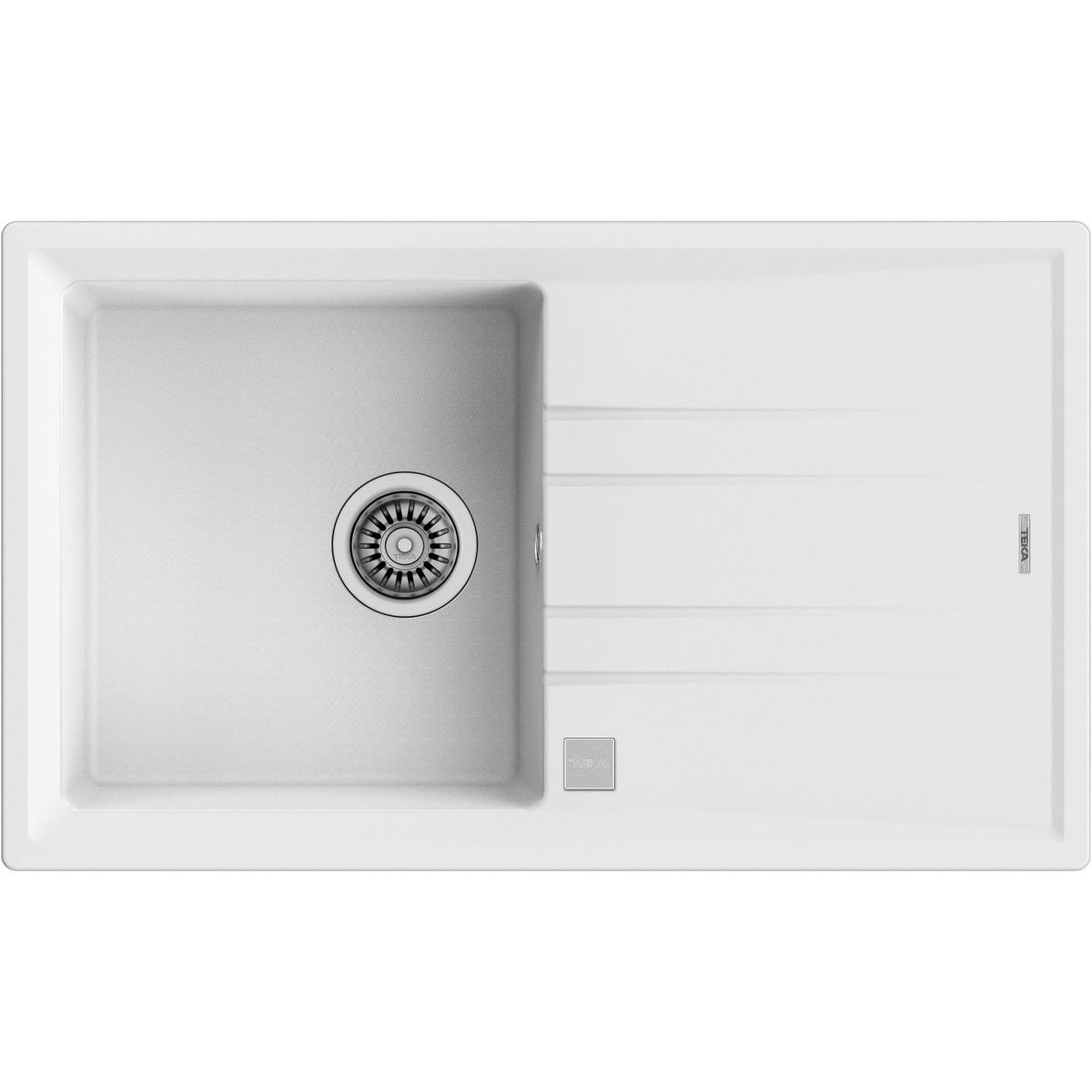 TEKA - Lavaplatos Empotrado 1 Cubeta(s) 86x20x86 cm Granito