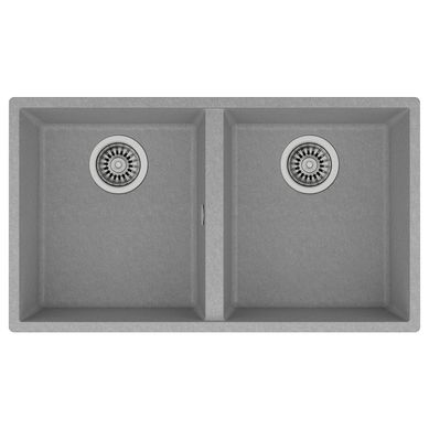 Lavaplatos 76 x 43,5 x 20, Bajo cubierta, Granito Gris