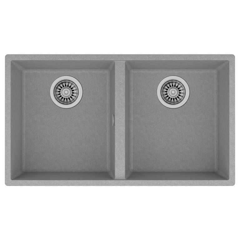 Lavaplatos Bajo Cubierta 2 Cubeta(s) 76x20x43.5 cm Granito