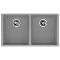 Lavaplatos Bajo Cubierta 2 Cubeta(s) 76x20x43.5 cm Granito