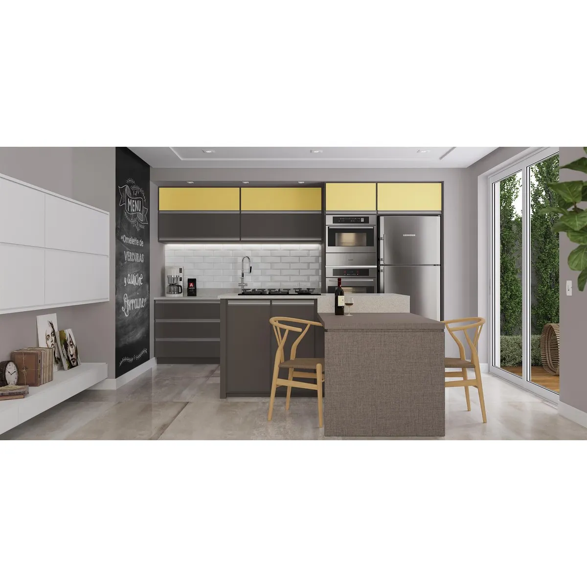 Melamina grafito 15 mm dim 183x250 cm ve, marca VESTO - Foto 2