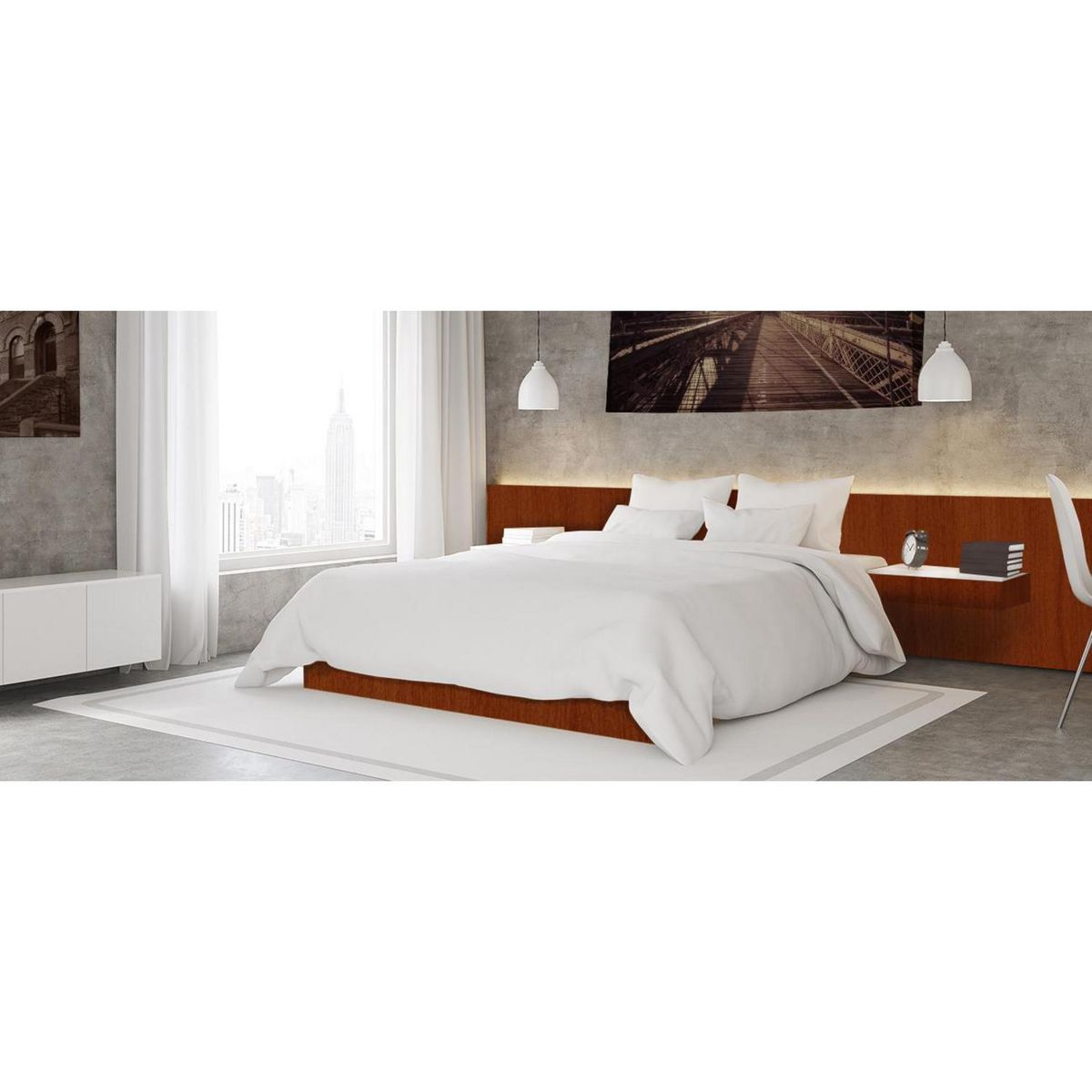 VESTO - Melamina cerezo 15 mm dim 183x250 cm ve