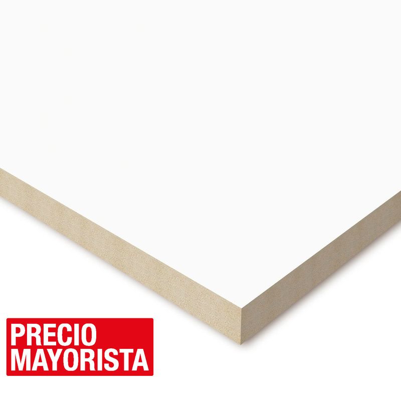 ARAUCO - Melamina blanca 15 mm dim 183x250 cm