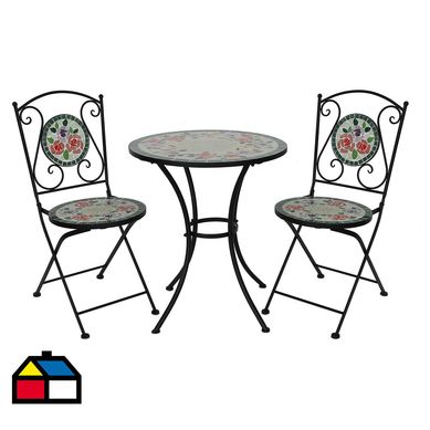 Mesa de jardn 60 cm Floral