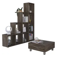 Biblioteca Escalera + Mesa De Centro Coñac