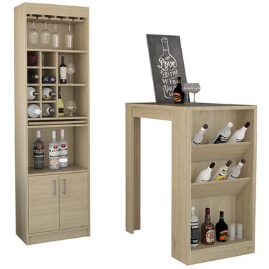 Bar + mesa bar rovere