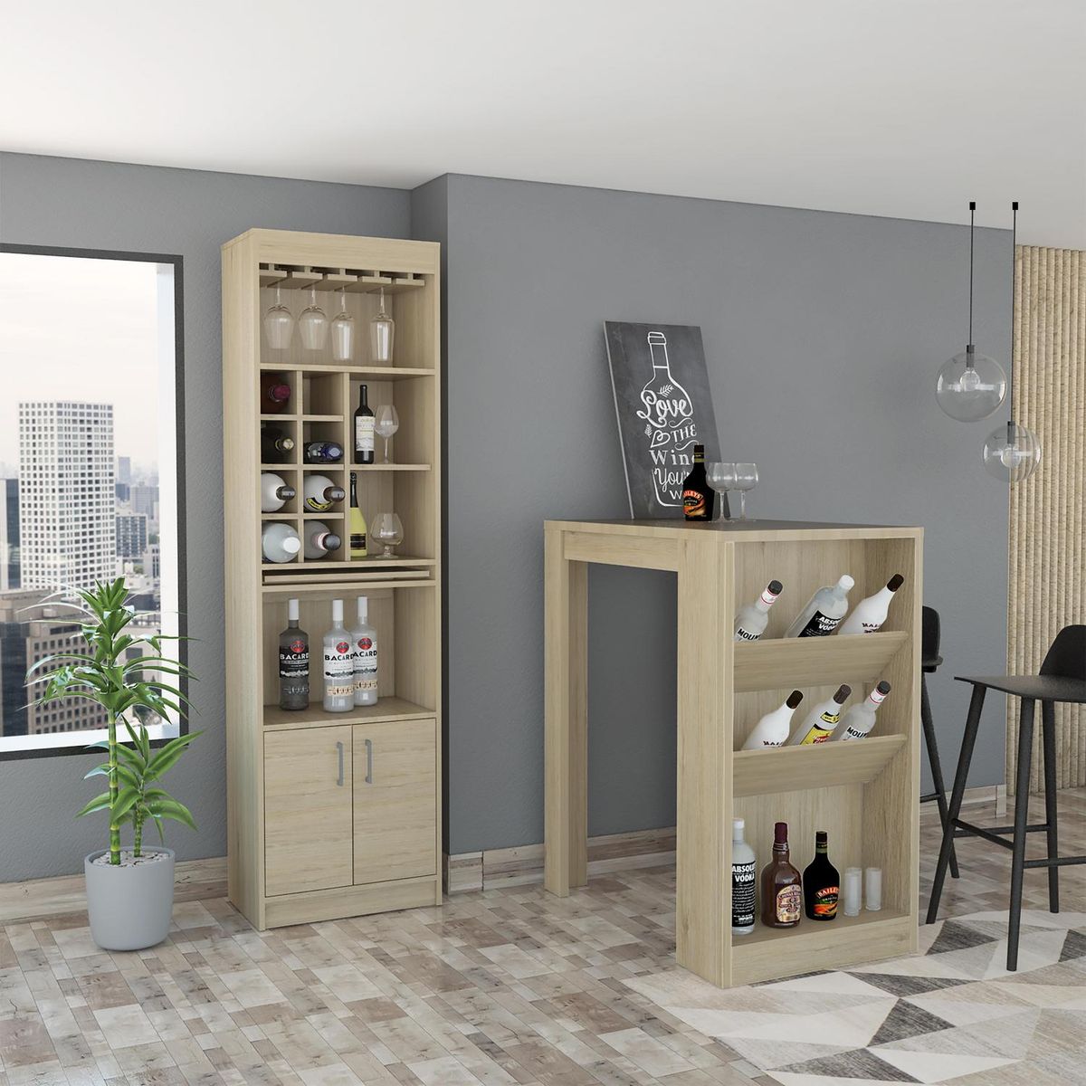 TUHOME - Bar + Mesa Bar Rovere