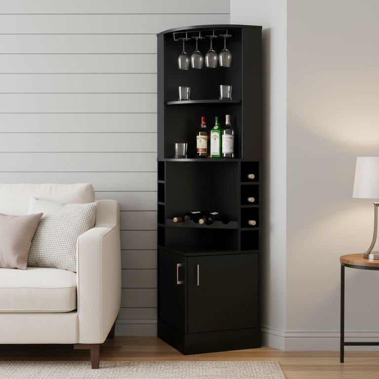 TUHOME Bar Esquinero Kava 46.9x180.6x46.9 cm