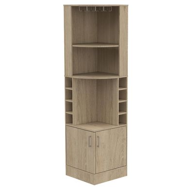 Bar esquinero 180x47x47 cm melamina rovere