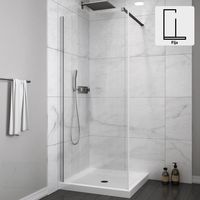 Mampara fija 500x1900 6mm easy clean