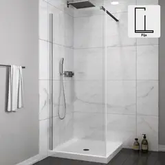 DUSCHY - Mampara fija 500x1900 6mm easy clean