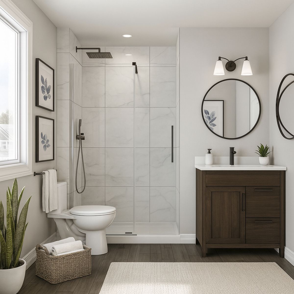 DUSCHY - Mampara fija 600x1900 6mm easy clean