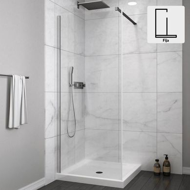 Mampara fija 300x1900 6mm easy clean