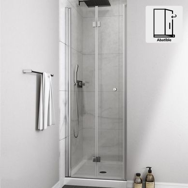 Mampara puerta plegable 800x1900 6mm easy clean