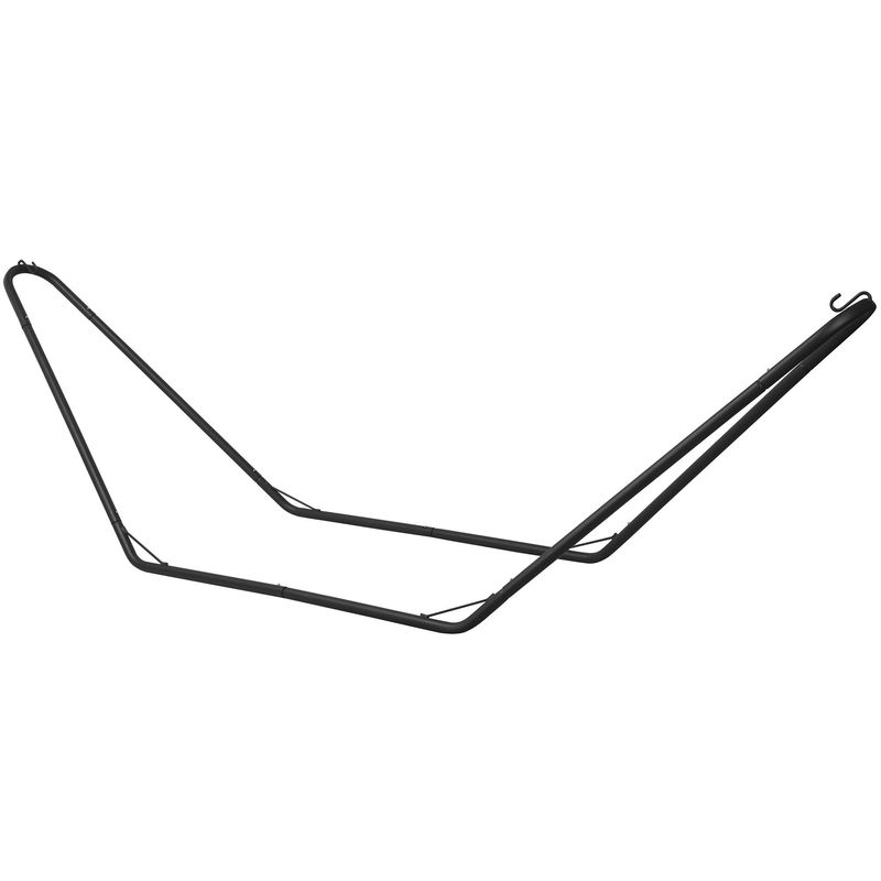 JUST HOME COLLECTION - Base Hamaca 300x72 cm Metal Negra