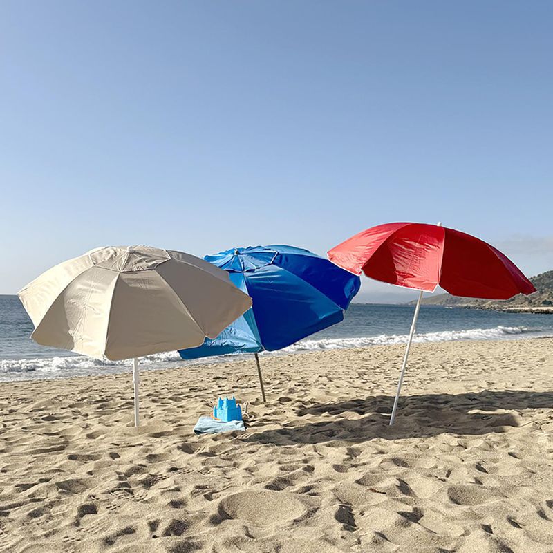 KLIMBER - Quitasol Playa Metal 2.5x2.3 metros Multicolor