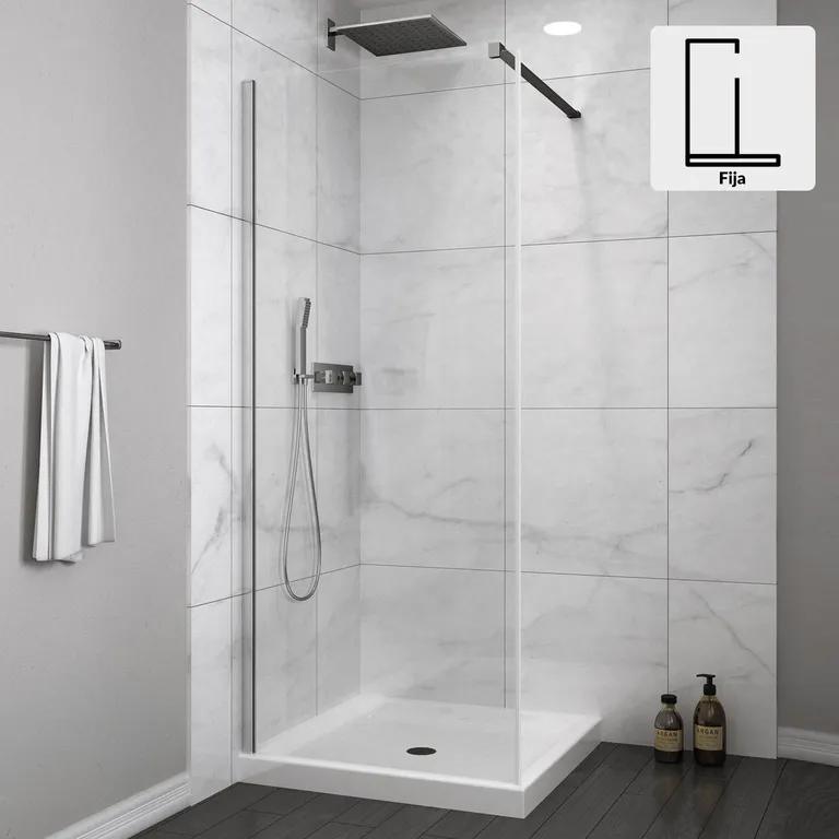 Mampara fija side panel para puertas a y p 6mm easy clean