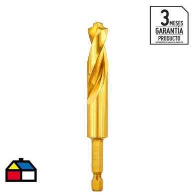 Broca impacto titanium 12x102mm toma hex 1/4''
