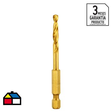 Broca impacto titanium 4x71mm toma hex 1/4''