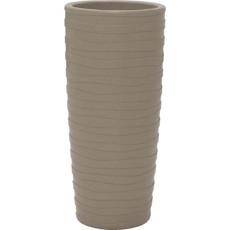 Macetero Grego de Plástico 36x80 cm Beige