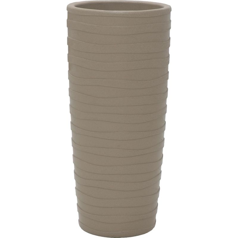 TRAMONTINA - Macetero Grego de Plástico 36x80 Beige