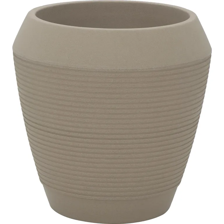 Macetero Egipcio de Plástico 54x55 cm Beige