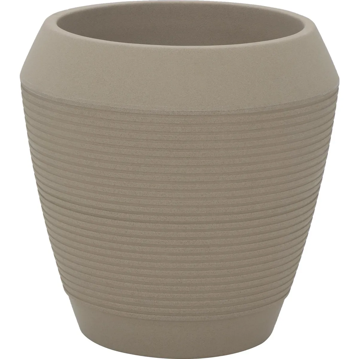 TRAMONTINA - Macetero Egipcio de Plástico 54x55 cm Beige