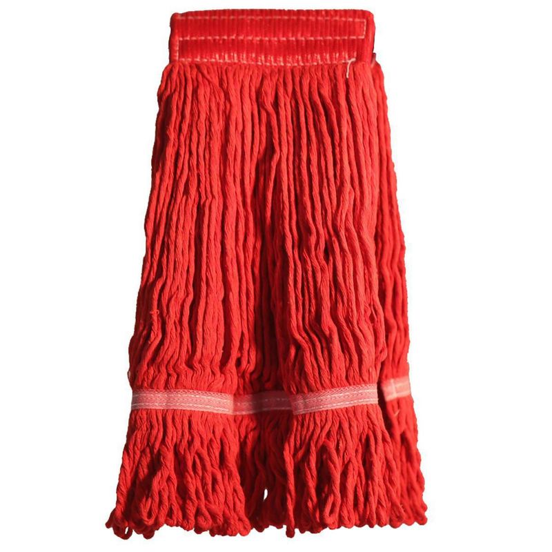ALL CLEAN - Mopa de algodón tipo garra rojo sin mango