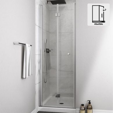 Mampara puerta plegable 700x1900 6mm easy clean