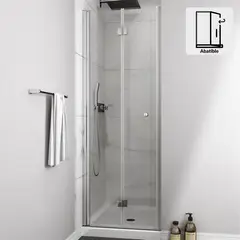 DUSCHY - Mampara puerta plegable 700x1900 6mm easy clean