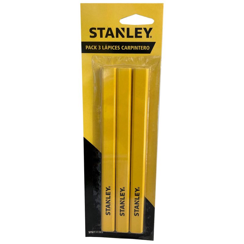 STANLEY - Set 3 lapices carpintero grafito