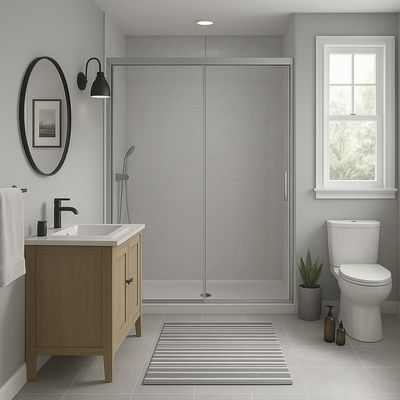 Imagen 2 del producto Mampara Premium Corredera frontal 140x190 cm Easy Clean