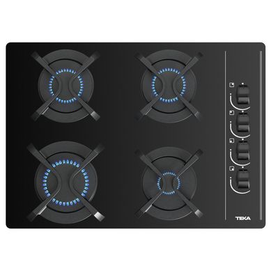 Encimera a gas 4 quemadores cristalgas 60 cm