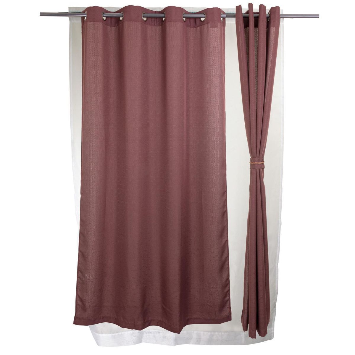 MASEL - Set Cortinas 8 Piezas Yasmin 140x220 cm