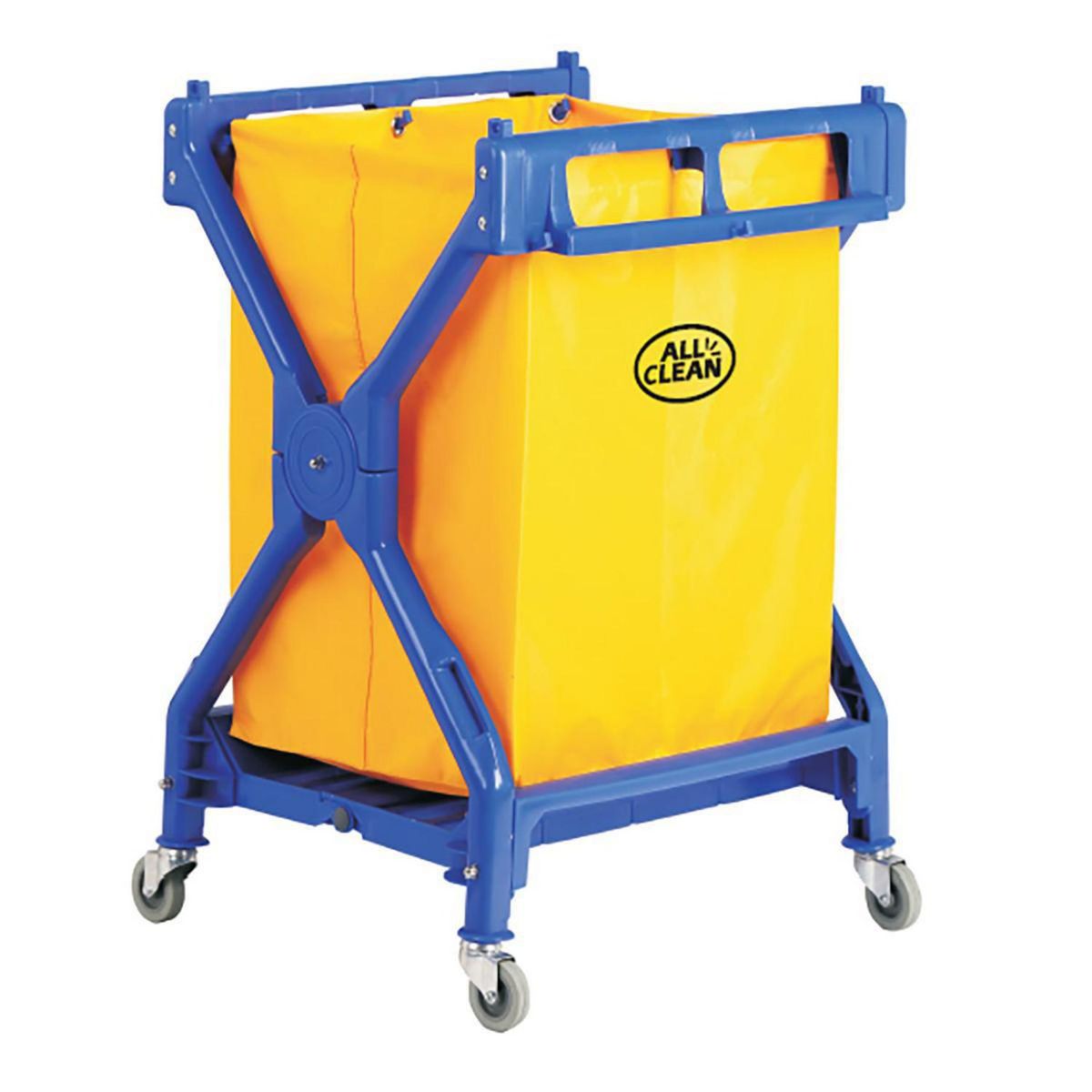 ALL CLEAN - Carro Lavandería Resistente All Clean 34x34x110 Cm