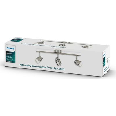 Imagen 2 del producto Barra Led Meranti 3 Luces Metal Gris