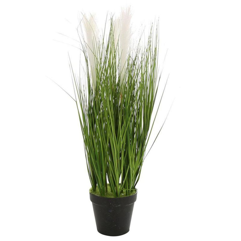 SOHOGAR - Planta artificial pasto 56 cm verde