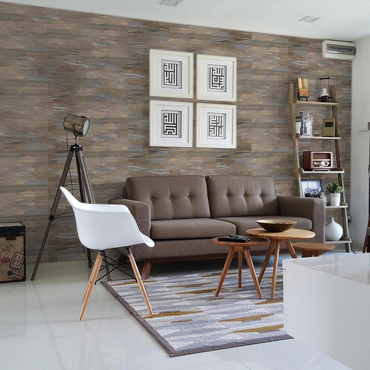 MATHIESEN - Piedra Natural 15x60 cm Marrón Marrón 0.9 m2