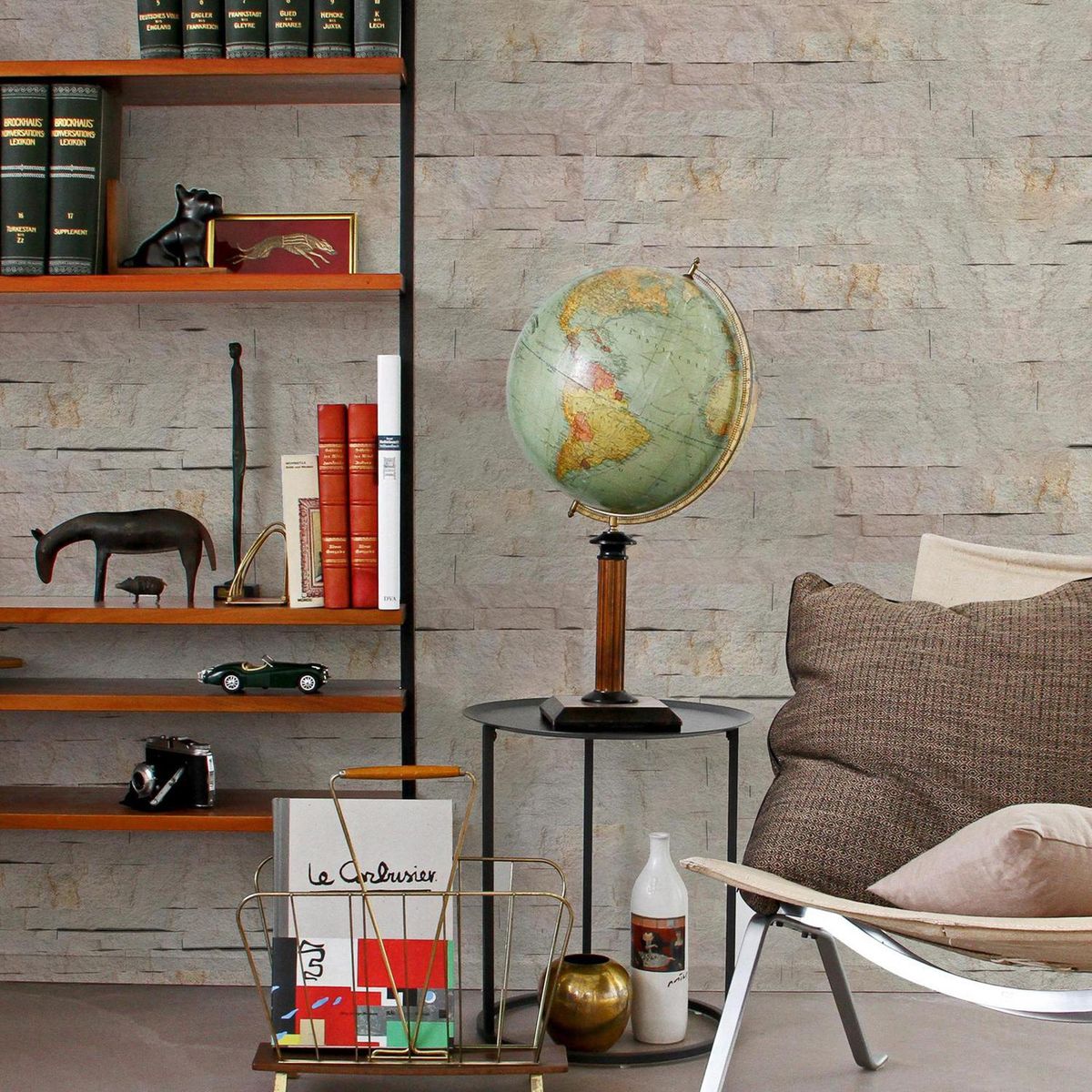 MATHIESEN - Piedra Natural 15x60 cm Beige Beige 0.9 m2