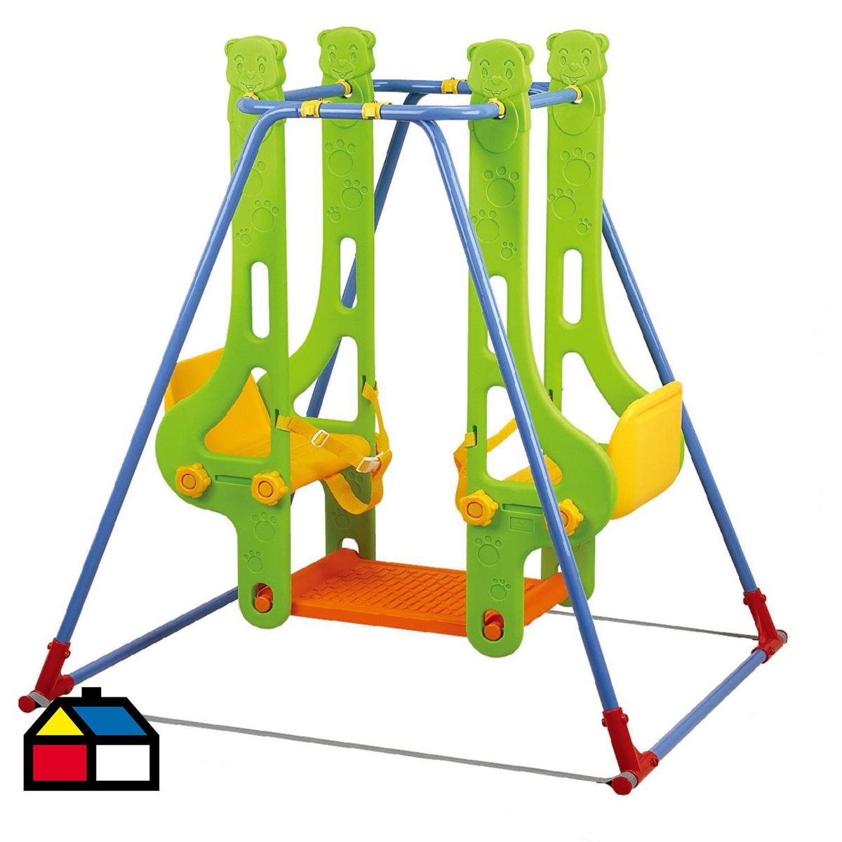 EDU PLAY - Columpio 94x126x110 cm Multicolor