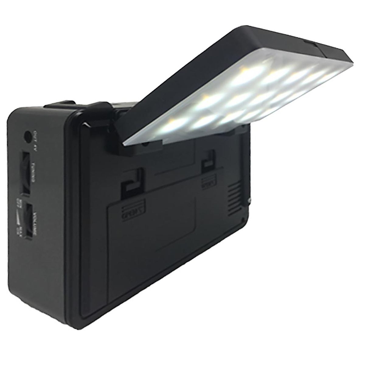 IRT - Radio Recargable Solar Negro