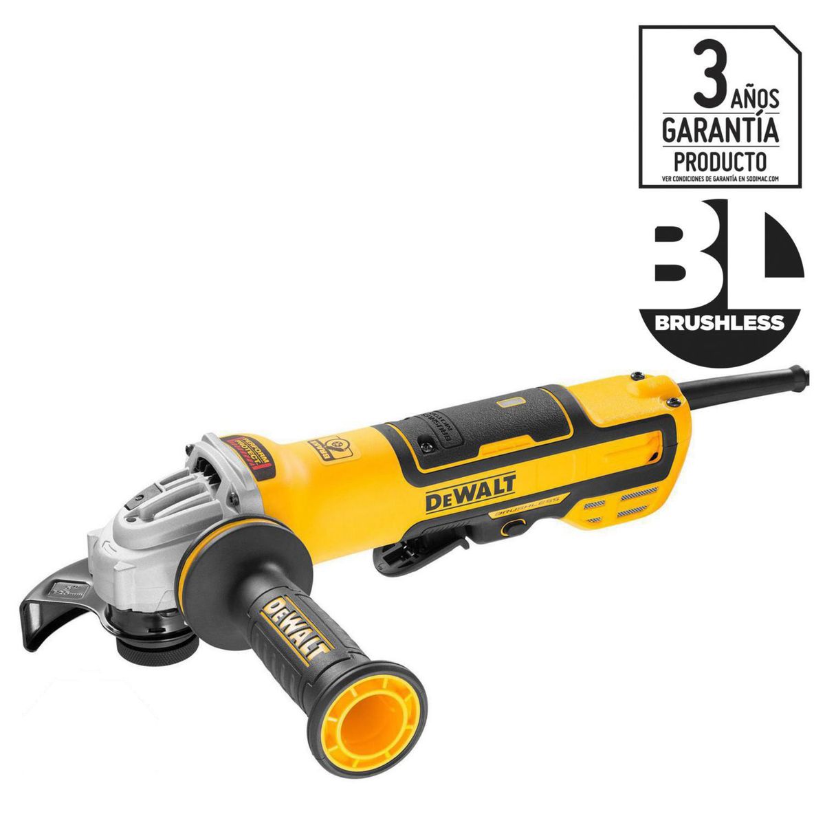 DEWALT - Esmeril angular eléctrico 4,5" 1700W