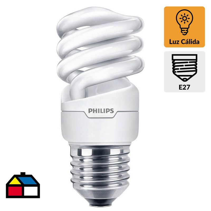 PHILIPS -  23 W E27 Luz Cálida