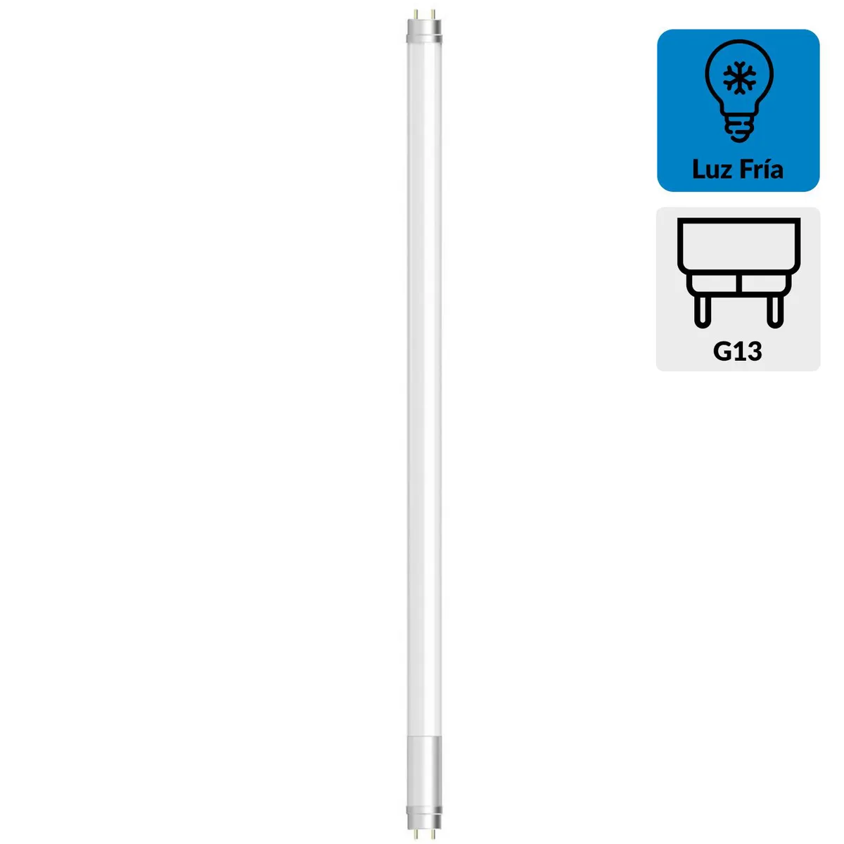 HALUX - Tubo Led Bipolo Luz Fría 3 cm 8 W