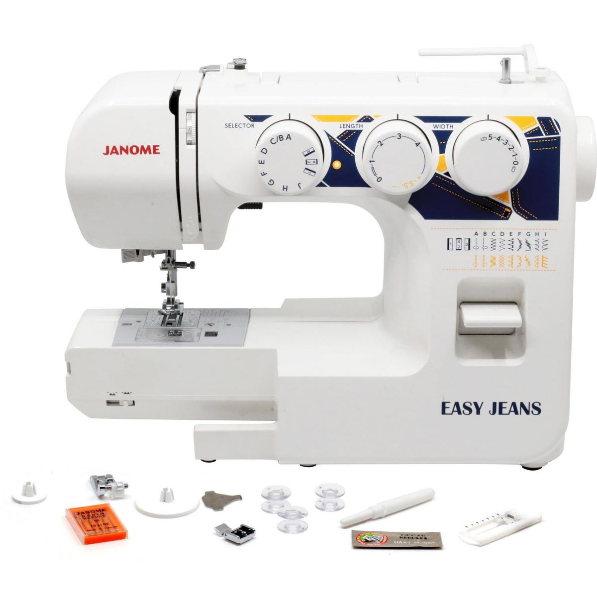 JANOME - Máquina de coser easy jeans