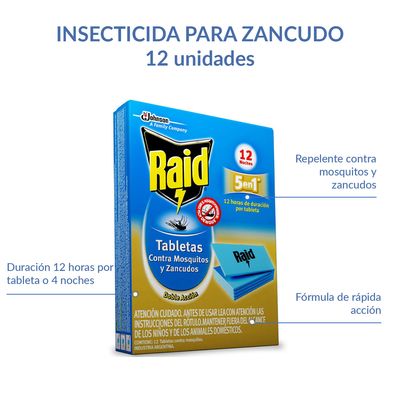 Imagen 2 del producto Insecticida para zancudo en tabletas 12 unidades