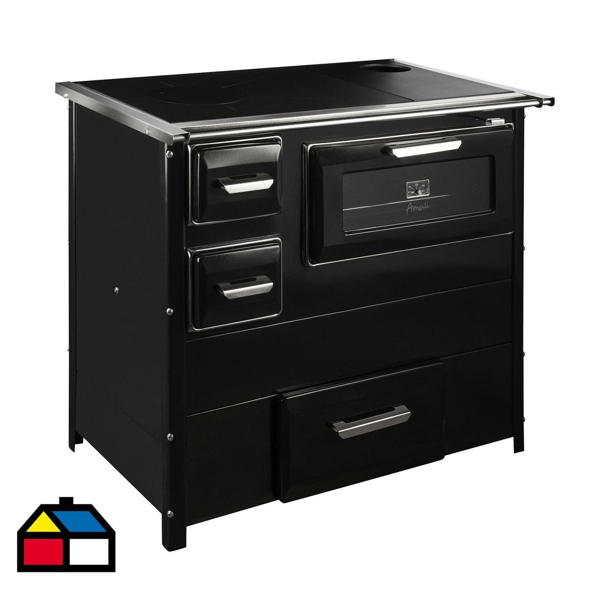 AMESTI - Cocina a Leña 1 Platos Annetta Negra