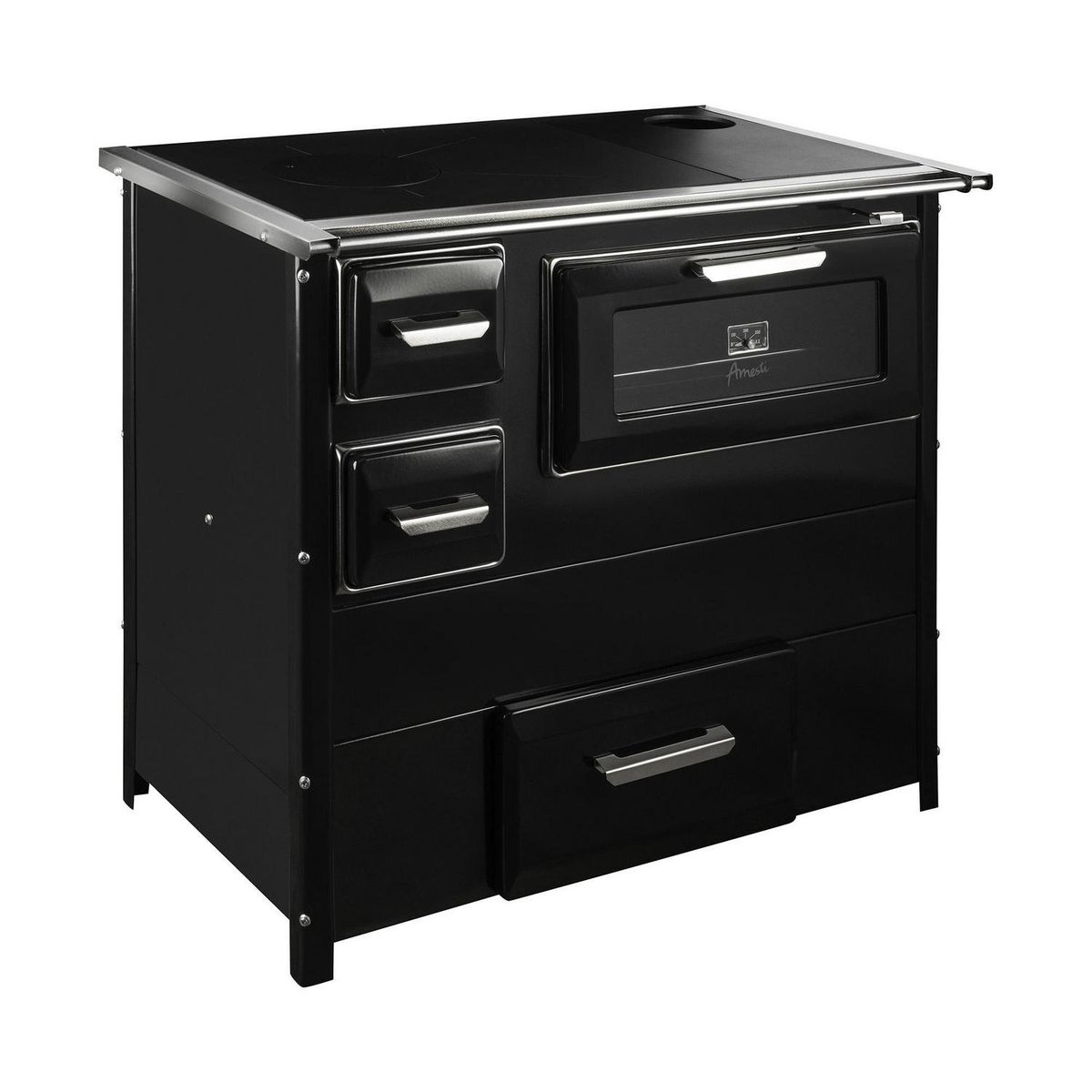 AMESTI - Cocina a Leña 1 Platos Annetta Negra